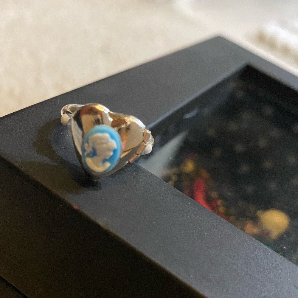 Brass Heart Locket Rings - Picture 8 of 8
